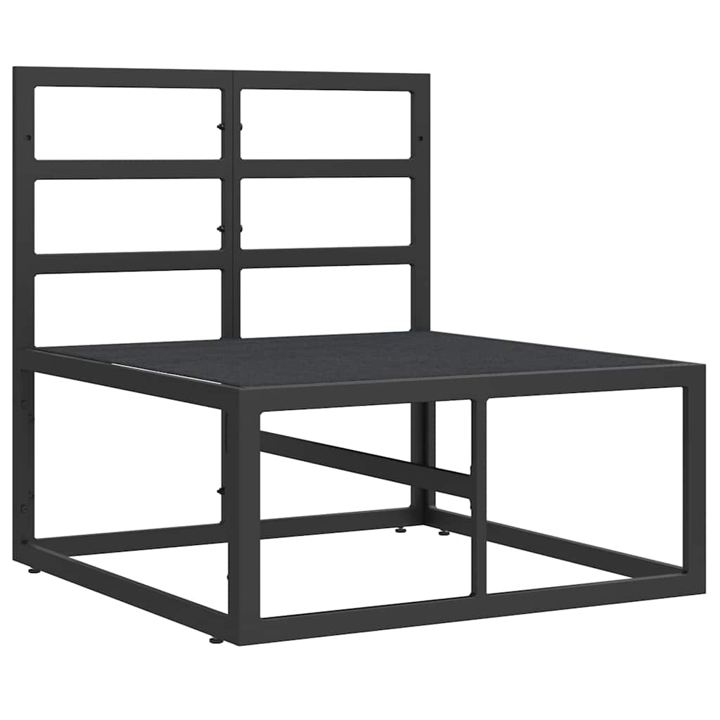 Buitenmeubilair Zwart en Anthraciet 70 x 71,5 x 71 cm Metaal is nu te koop bij PeponiXL, paradijselijk wonen!