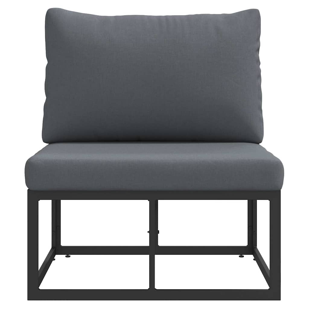 Buitenmeubilair Zwart en Anthraciet 70 x 71,5 x 71 cm Metaal is nu te koop bij PeponiXL, paradijselijk wonen!