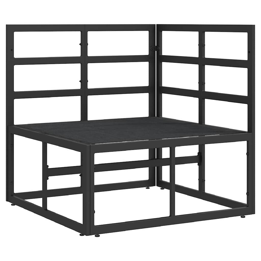 Buitenmeubilair Zwart en Anthraciet 71,5 x 71,5 x 71 cm Metaal is nu te koop bij PeponiXL, paradijselijk wonen!