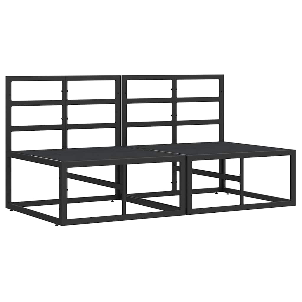 Buitenmeubilair 2 Stuk Zwart en Anthraciet 70 x 71,5 x 71 cm is nu te koop bij PeponiXL, paradijselijk wonen!