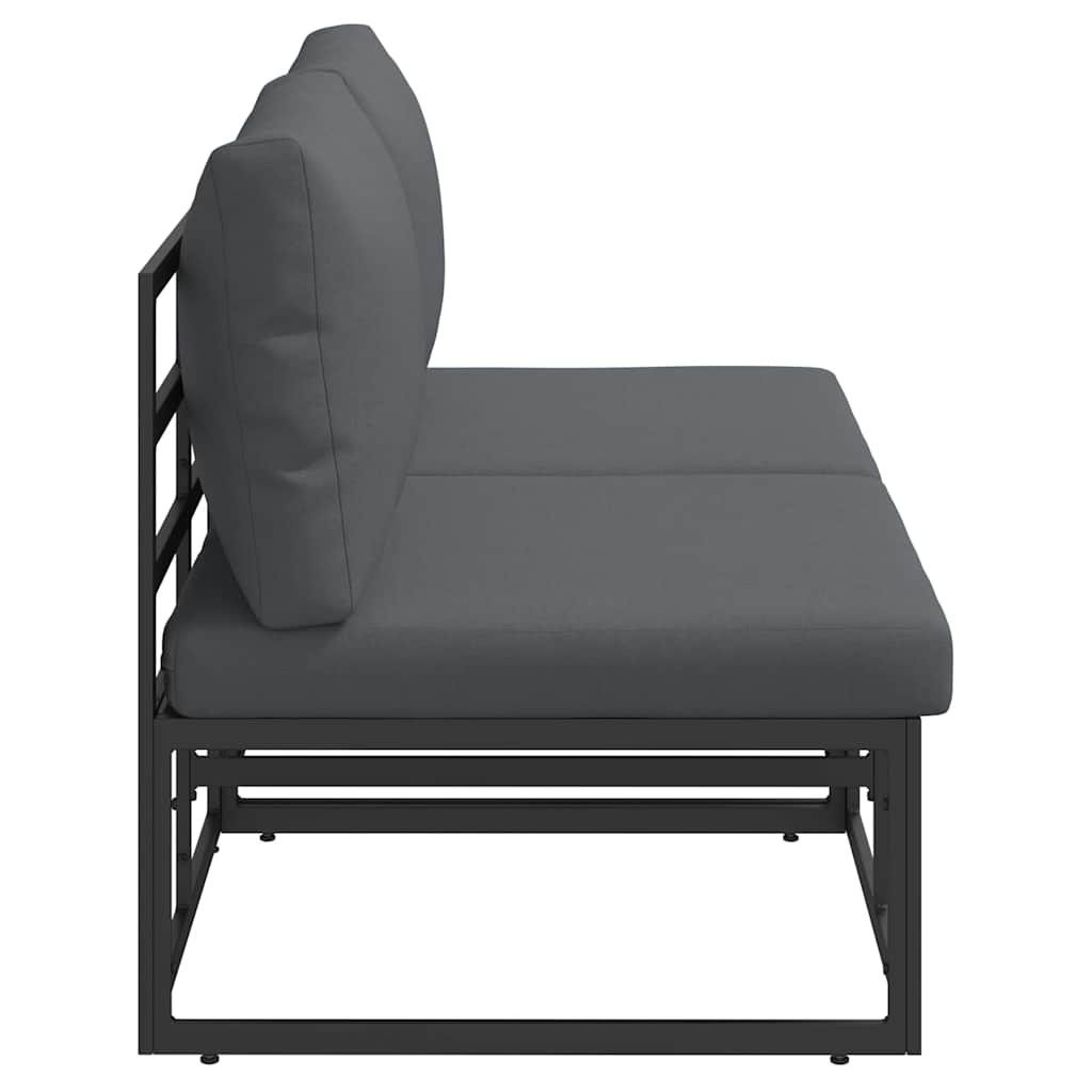 Buitenmeubilair 2 Stuk Zwart en Anthraciet 70 x 71,5 x 71 cm is nu te koop bij PeponiXL, paradijselijk wonen!