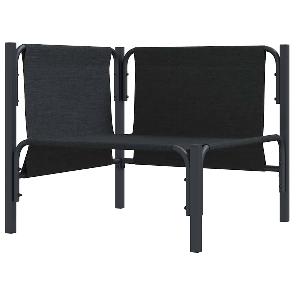 Buitenmeubilair met kussen Antraciet 80 x 80 x 71 cm Staal is nu te koop bij PeponiXL, paradijselijk wonen!