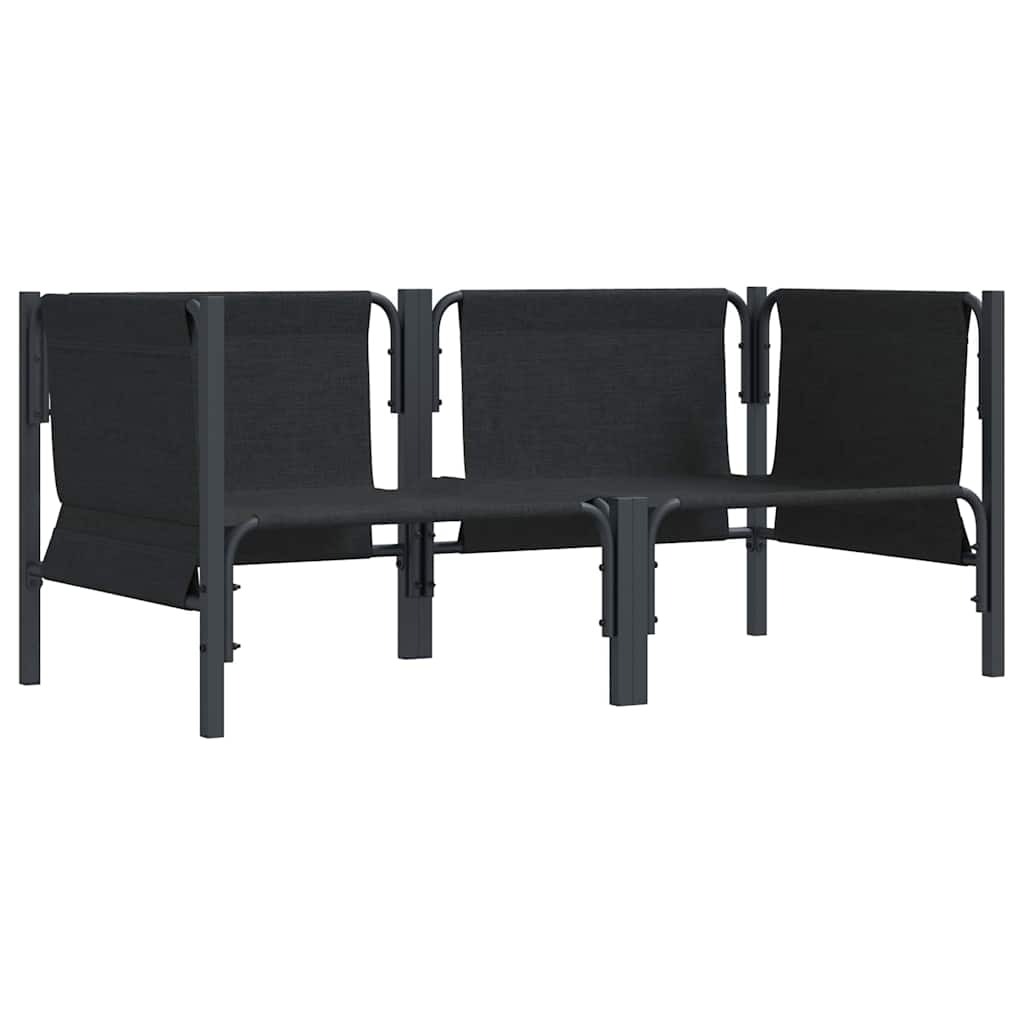 Buitenmeubilair 2 Stuk Antraciet 80 x 80 x 71 cm Staal is nu te koop bij PeponiXL, paradijselijk wonen!