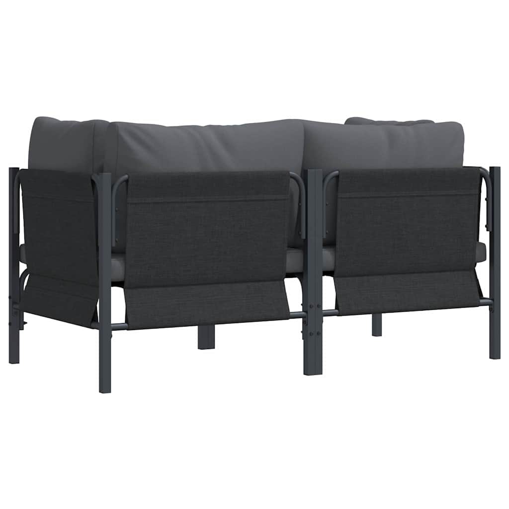 Buitenmeubilair 2 Stuk Antraciet 80 x 80 x 71 cm Staal is nu te koop bij PeponiXL, paradijselijk wonen!