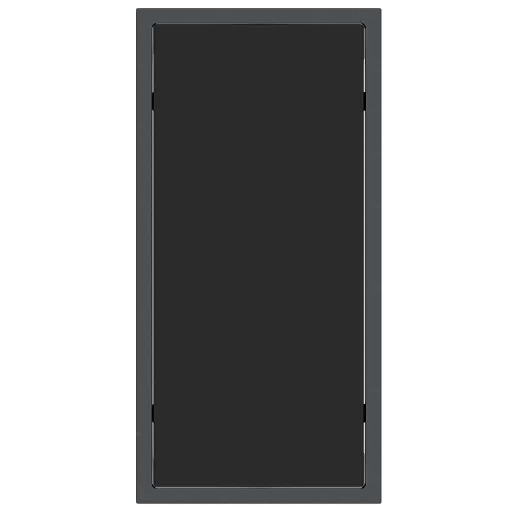 Zonnebedden 2-persoon 3 pcs Zwart en Anthraciet Staal is nu te koop bij PeponiXL, paradijselijk wonen!