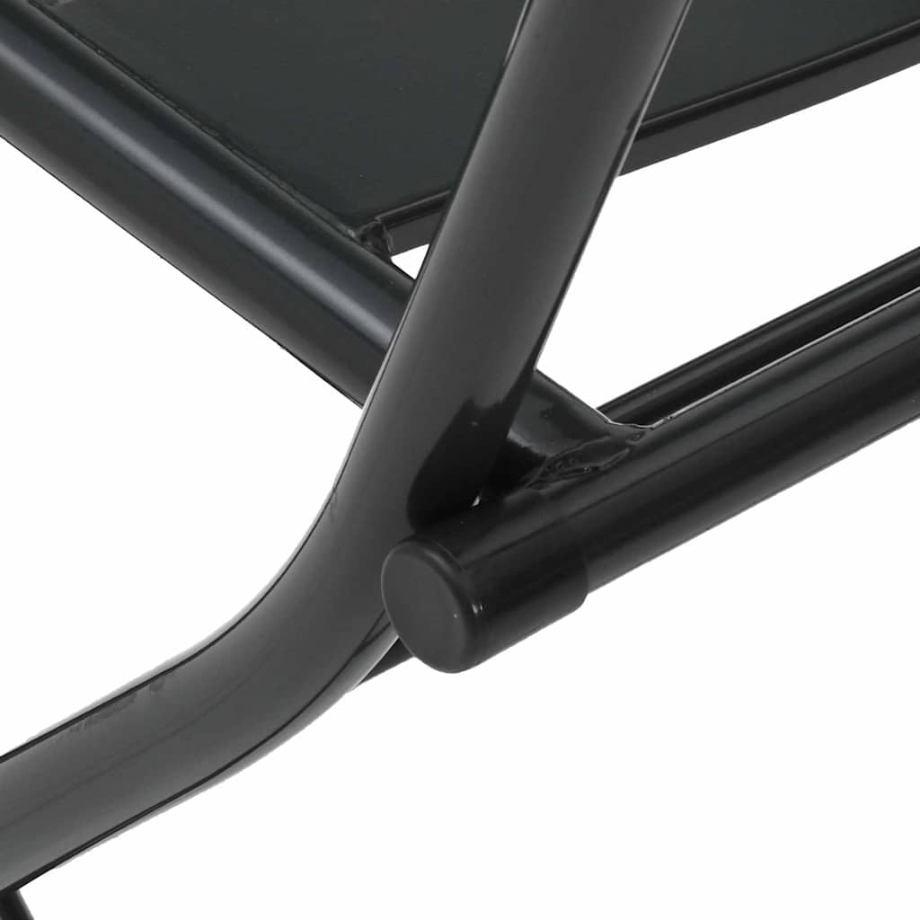 Tuin Bistro Set 3 pcs Antraciet Staal is nu te koop bij PeponiXL, paradijselijk wonen!