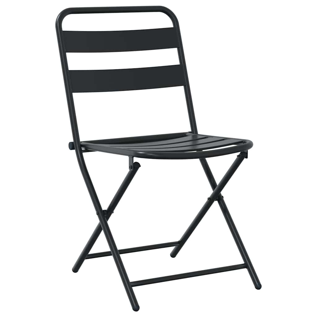 Tuin Bistro Set 3 pcs Antraciet Staal is nu te koop bij PeponiXL, paradijselijk wonen!