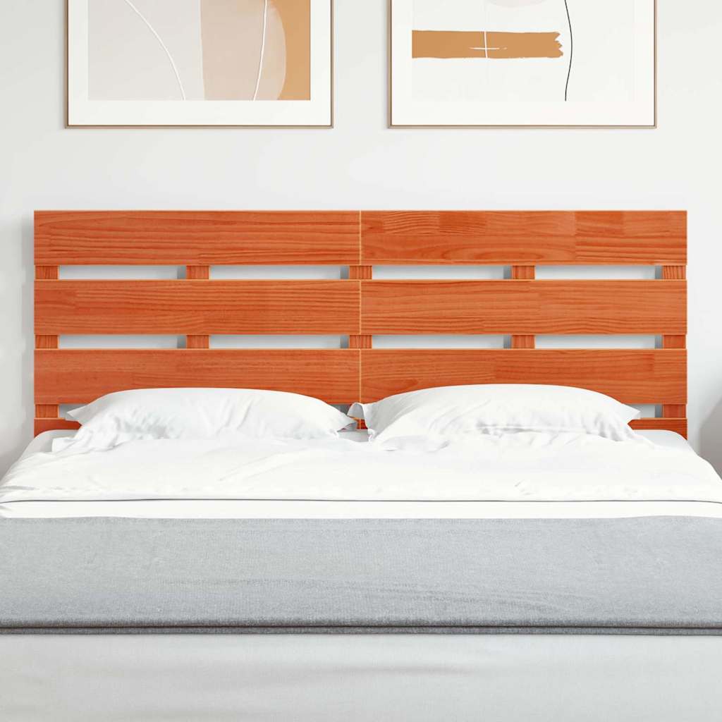 Hoofdbord Bruin 140,5 x 3 x 80 cm Massief grenenhout is nu te koop bij PeponiXL, paradijselijk wonen!