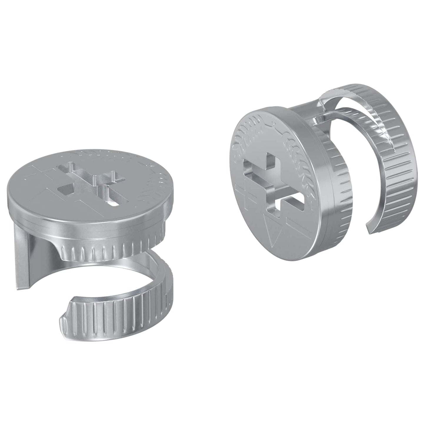 Cam Lock Moeren 2 pcs Zilver 12 x 10 mm Metaal is nu te koop bij PeponiXL, paradijselijk wonen!