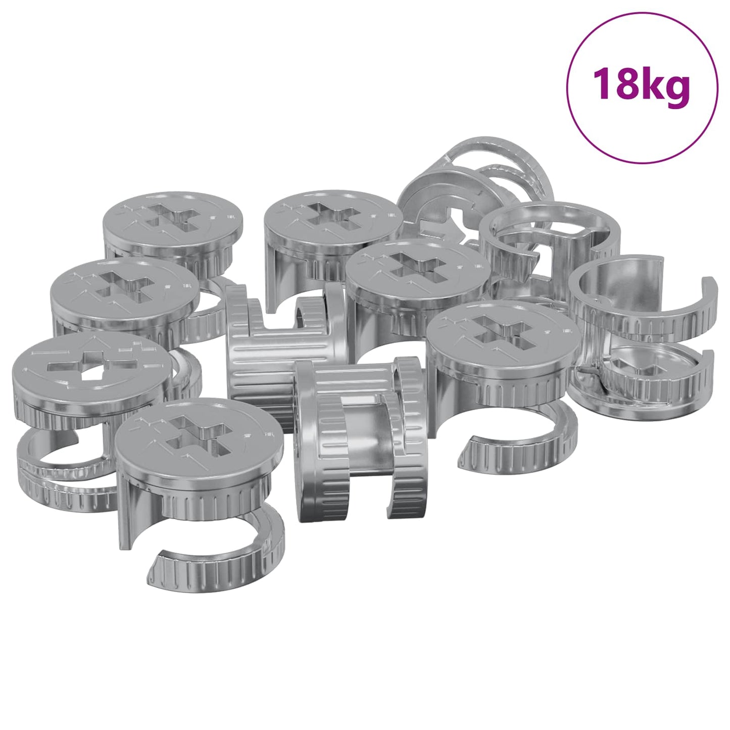 Cam Lock Moeren 4000 pcs Zilver Metaal is nu te koop bij PeponiXL, paradijselijk wonen!
