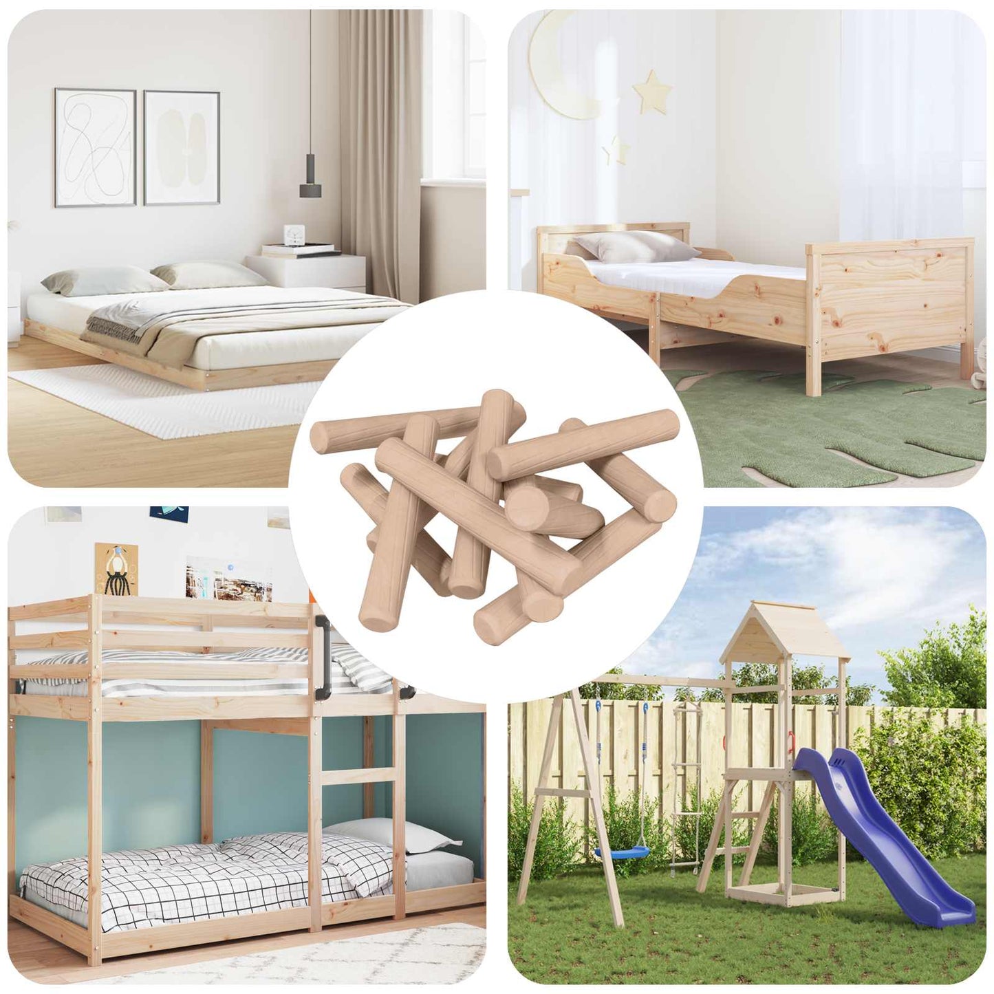 Houten Dowels 24000 pcs Bruin Massief hout is nu te koop bij PeponiXL, paradijselijk wonen!