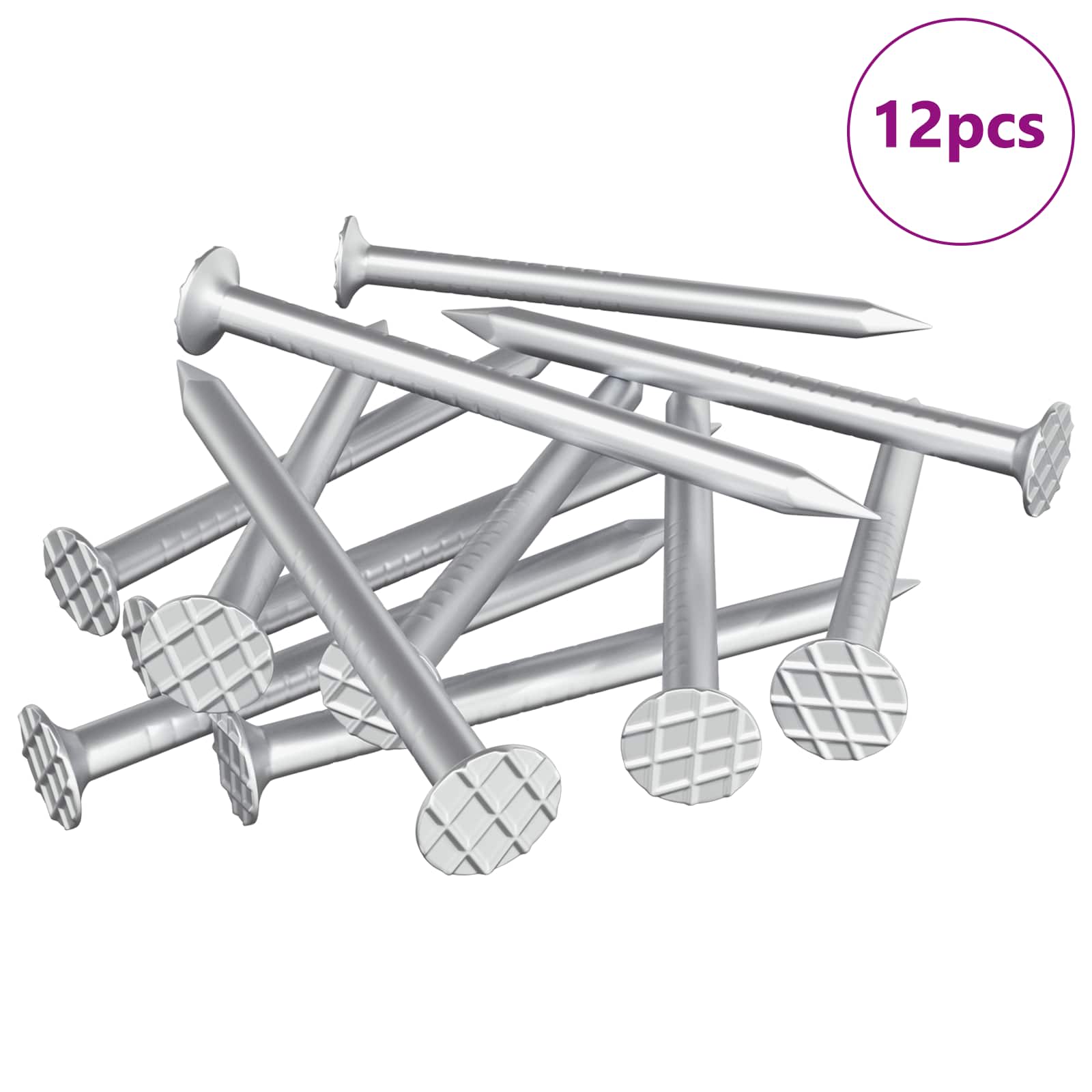 Spijkers voor hout 12 pcs Zilver Ø 3 x 15 mm Metaal is nu te koop bij PeponiXL, paradijselijk wonen!