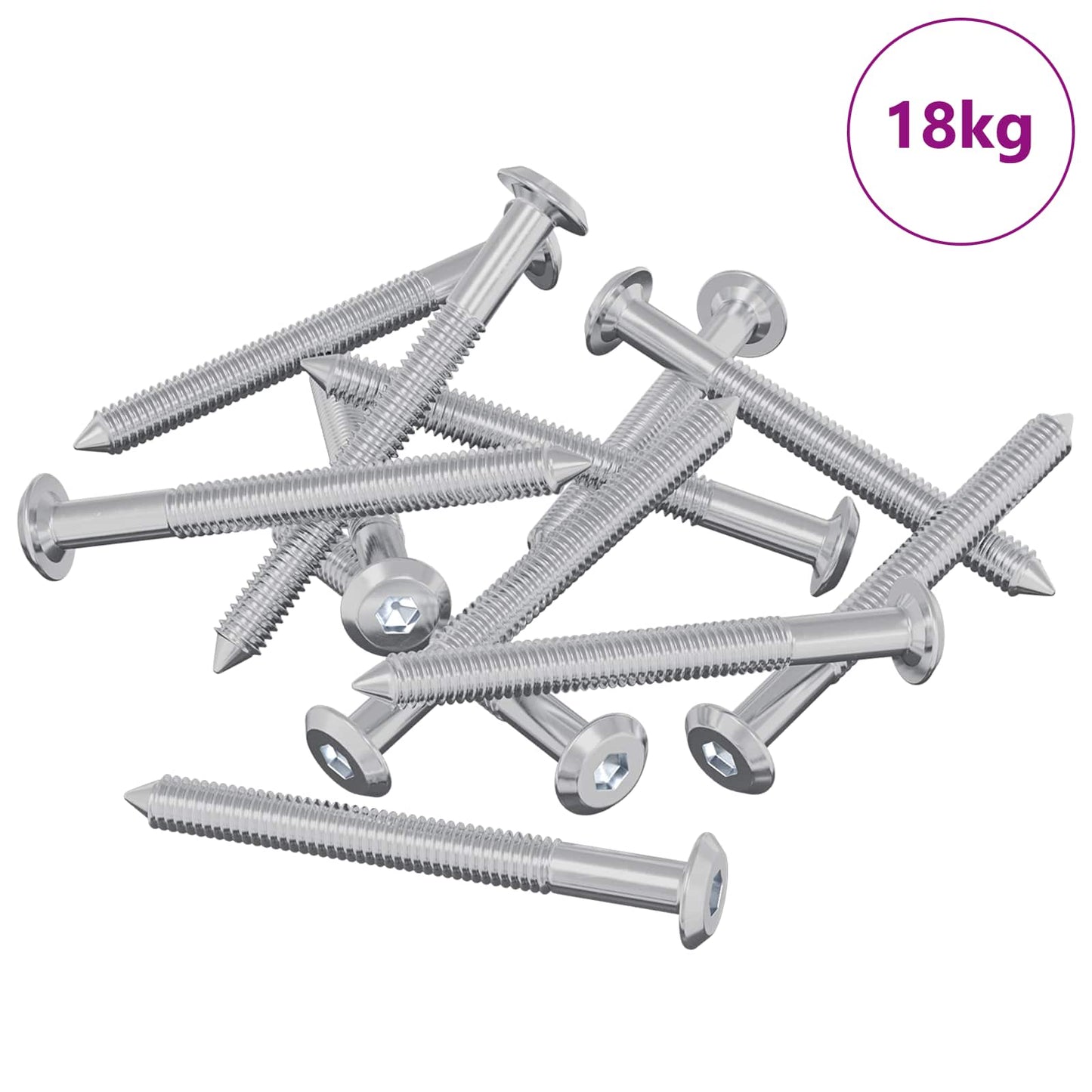 Meubelschroeven 1600 pcs Zilver Staal is nu te koop bij PeponiXL, paradijselijk wonen!