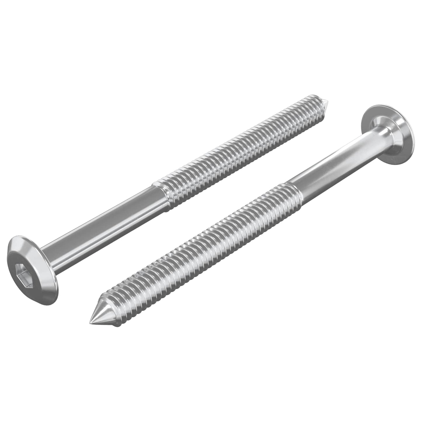 Meubelschroeven 2 pcs Zilver M6 x 85 mm Staal is nu te koop bij PeponiXL, paradijselijk wonen!