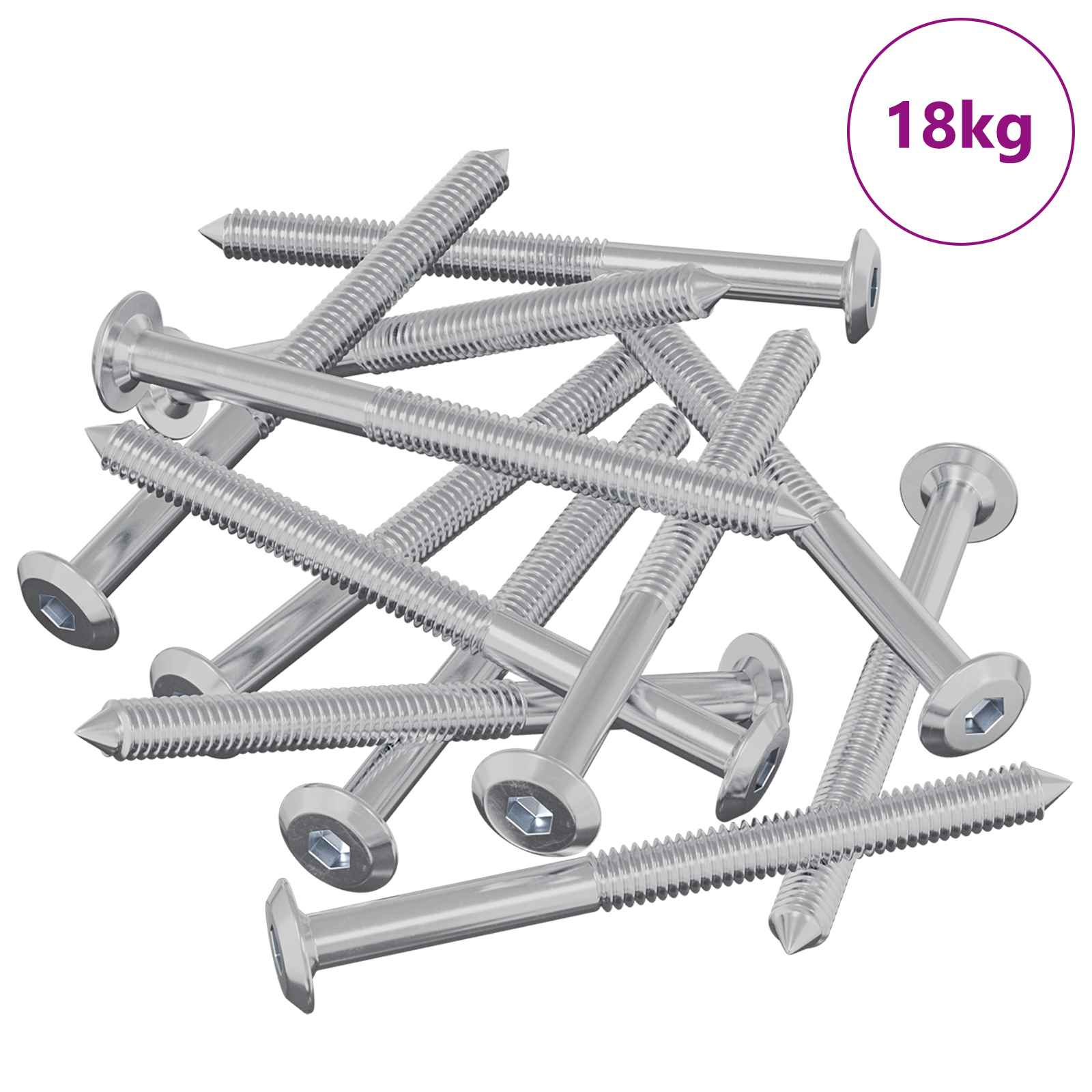 Meubelschroeven 1200 pcs Zilver Staal is nu te koop bij PeponiXL, paradijselijk wonen!