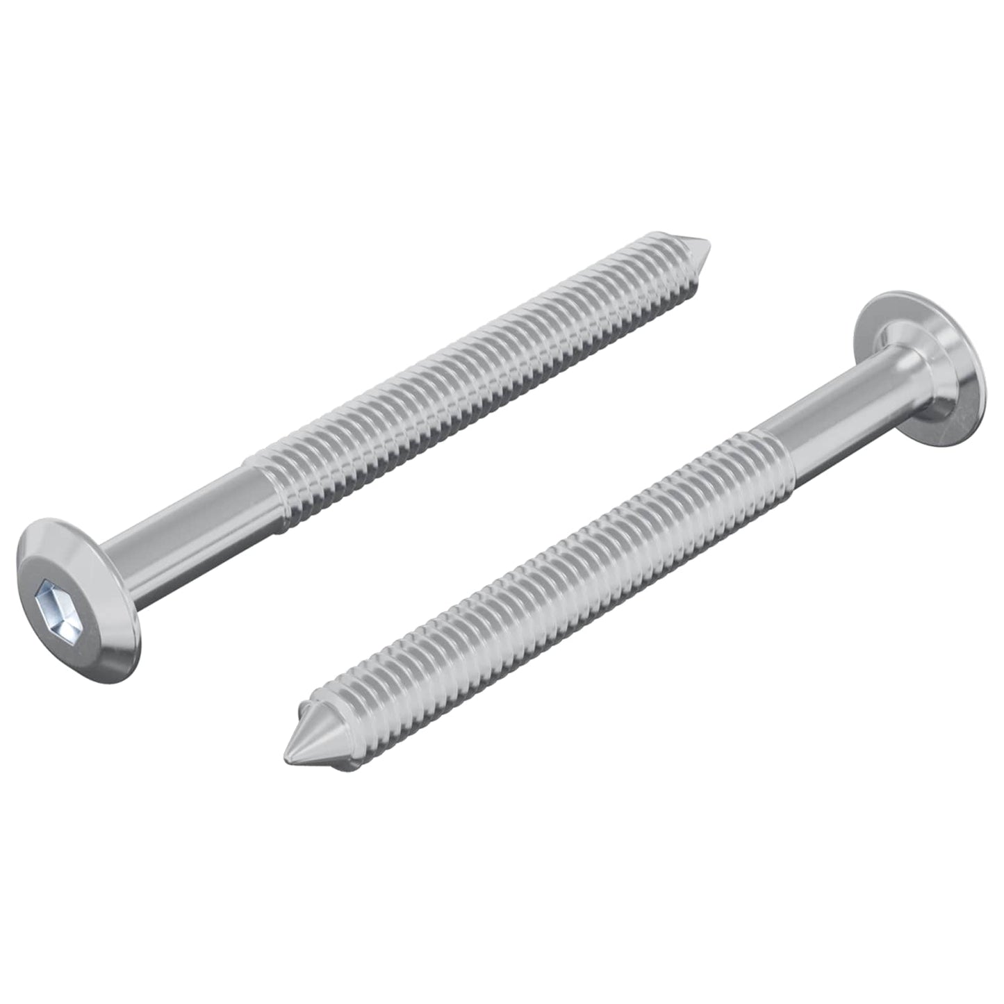 Bout 2 pcs Zilver M6 x 60 mm Staal is nu te koop bij PeponiXL, paradijselijk wonen!