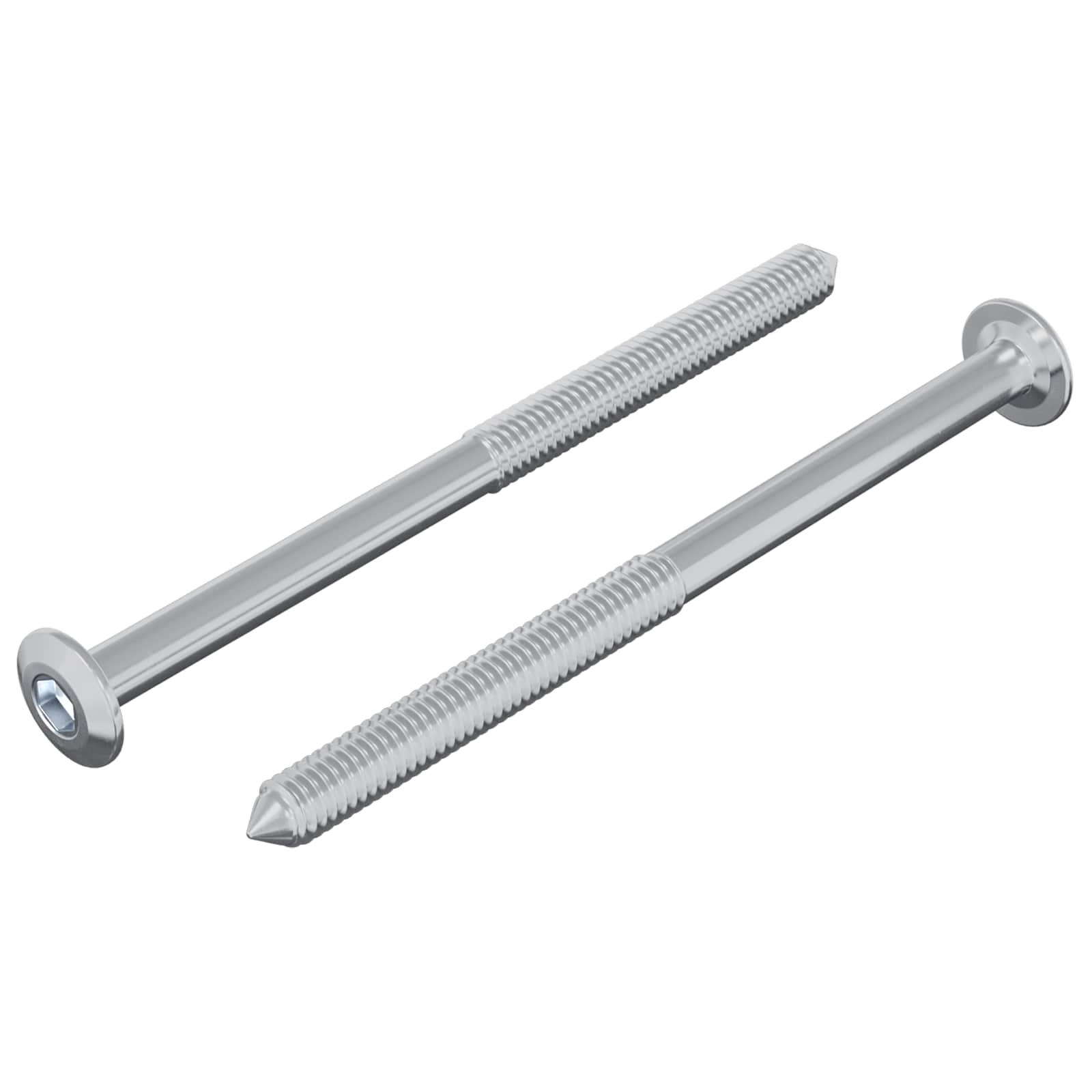 Bout 2 pcs Zilver M6 x 85 mm Staal is nu te koop bij PeponiXL, paradijselijk wonen!