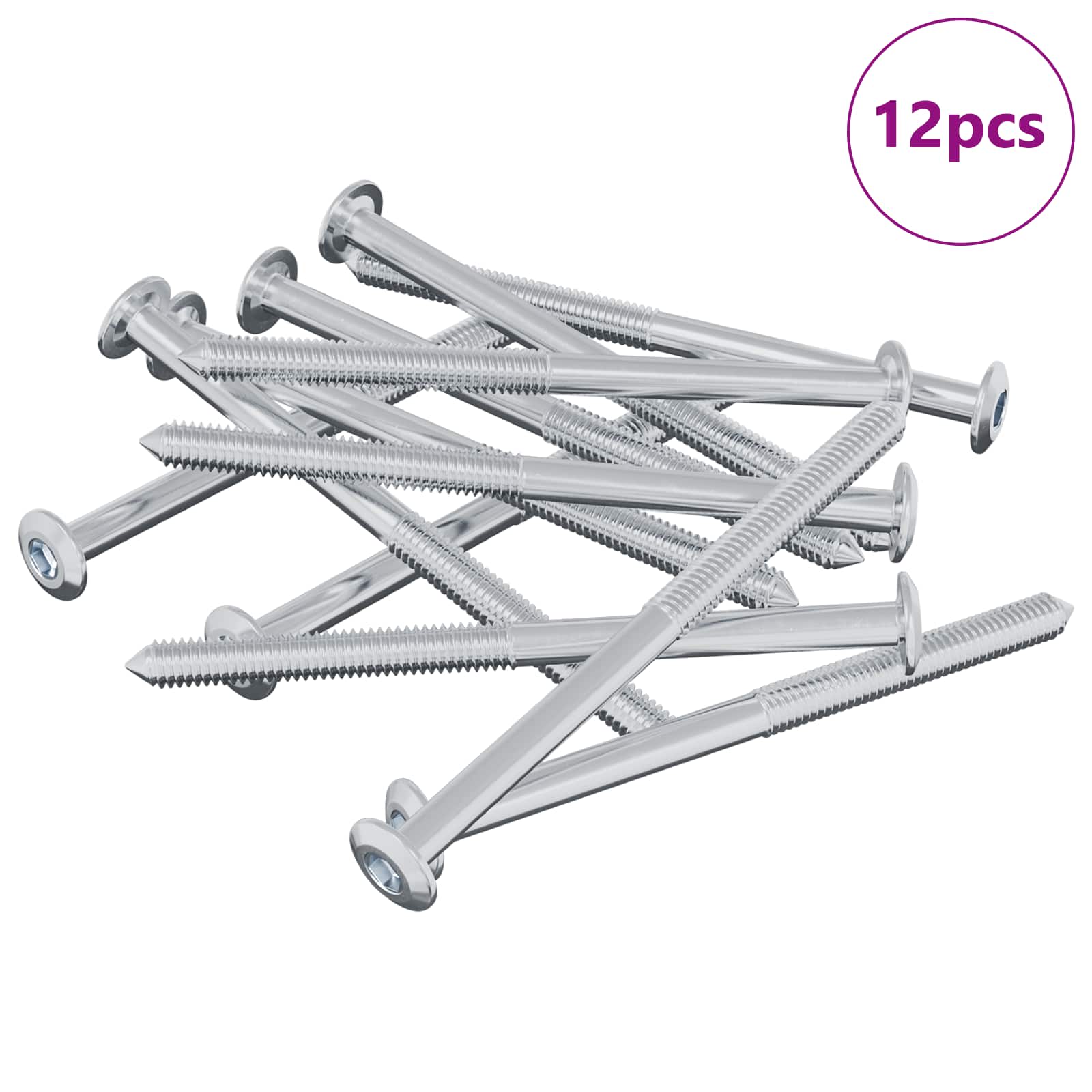 Bout 12 pcs Zilver M6 x 85 mm Staal is nu te koop bij PeponiXL, paradijselijk wonen!