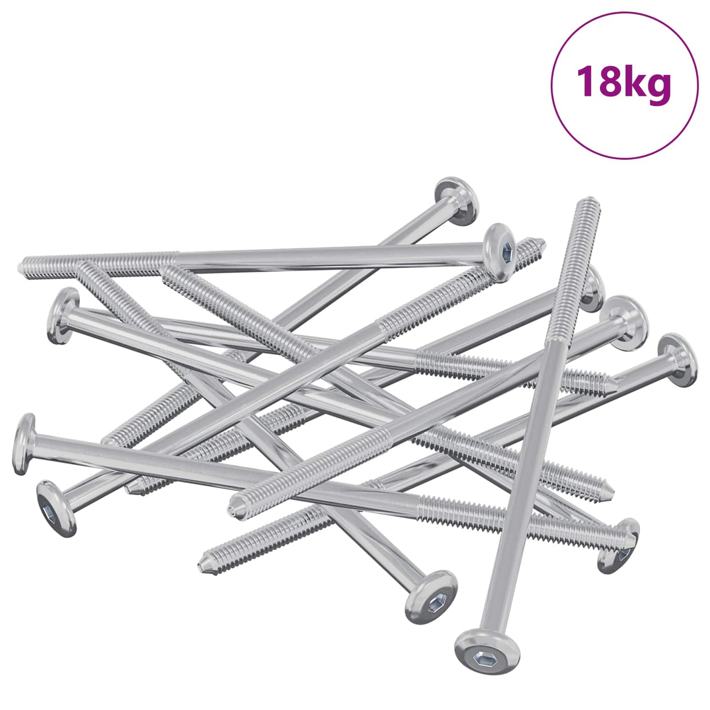 Bout 800 pcs Zilver M6 x 120 mm Staal is nu te koop bij PeponiXL, paradijselijk wonen!