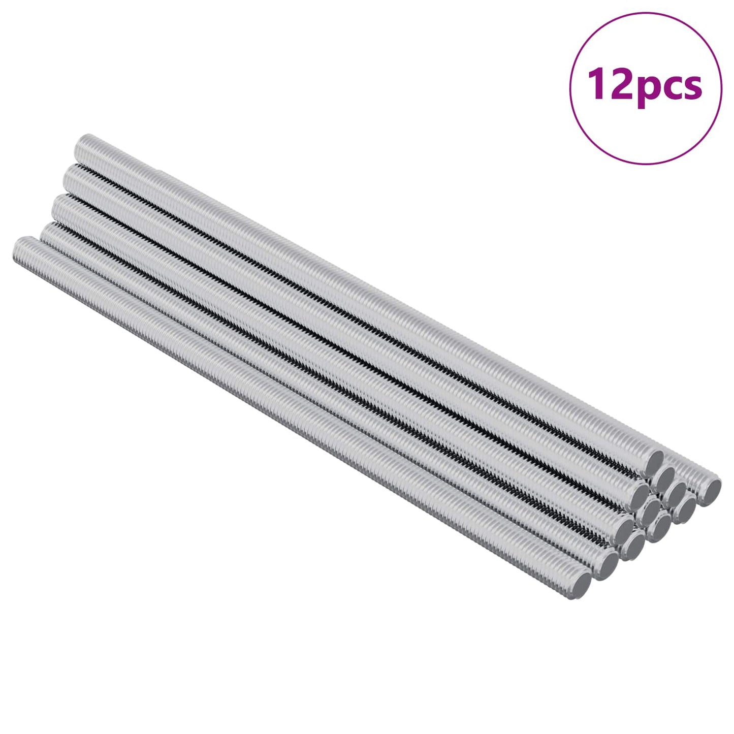 Draadstaaf 12 pcs Zilver 6 x 135 mm Staal is nu te koop bij PeponiXL, paradijselijk wonen!