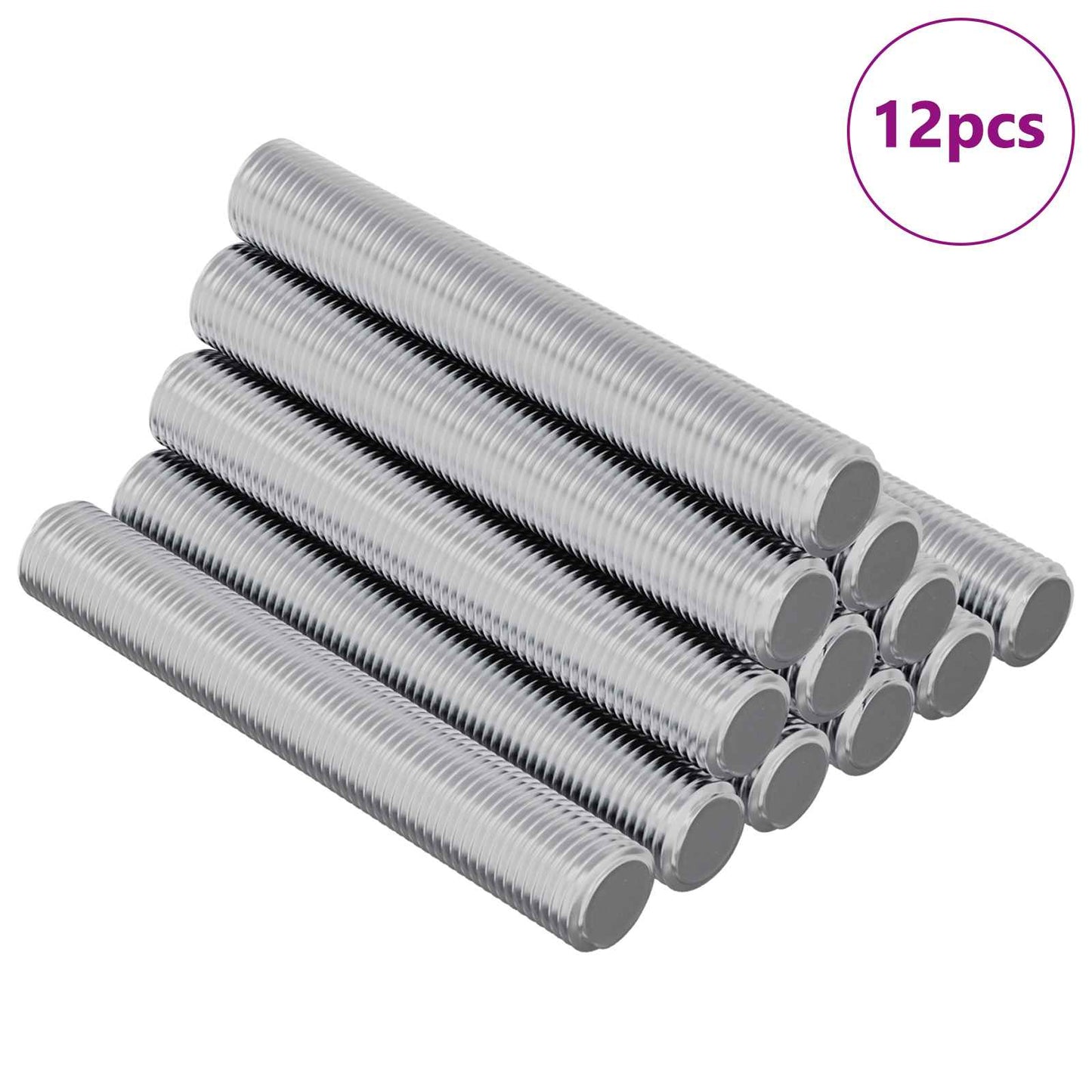 Draadstaaf 12 pcs Zilver 8 x 55 mm Staal is nu te koop bij PeponiXL, paradijselijk wonen!
