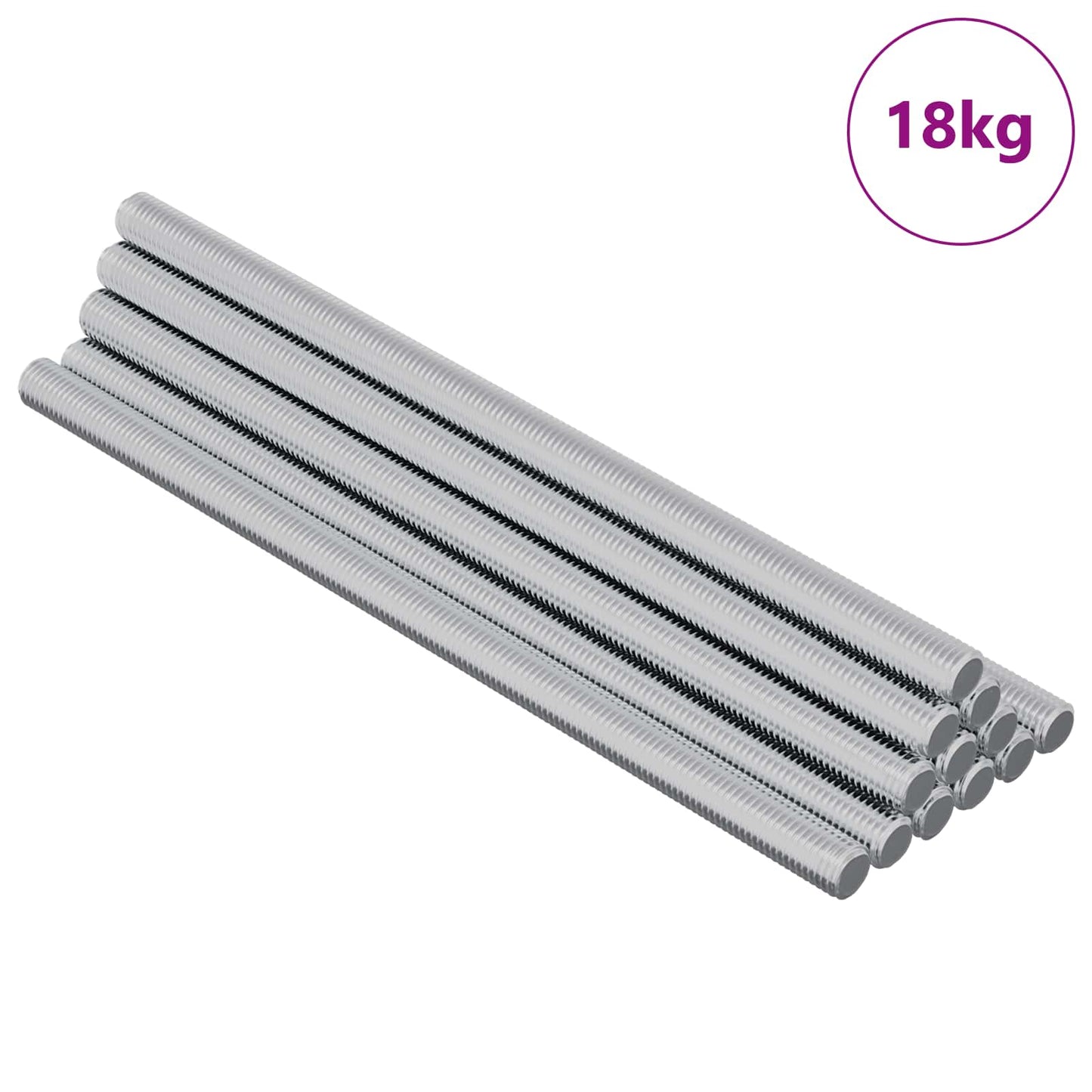Schroefdraadstangen 900 pcs Zilver Metaal is nu te koop bij PeponiXL, paradijselijk wonen!