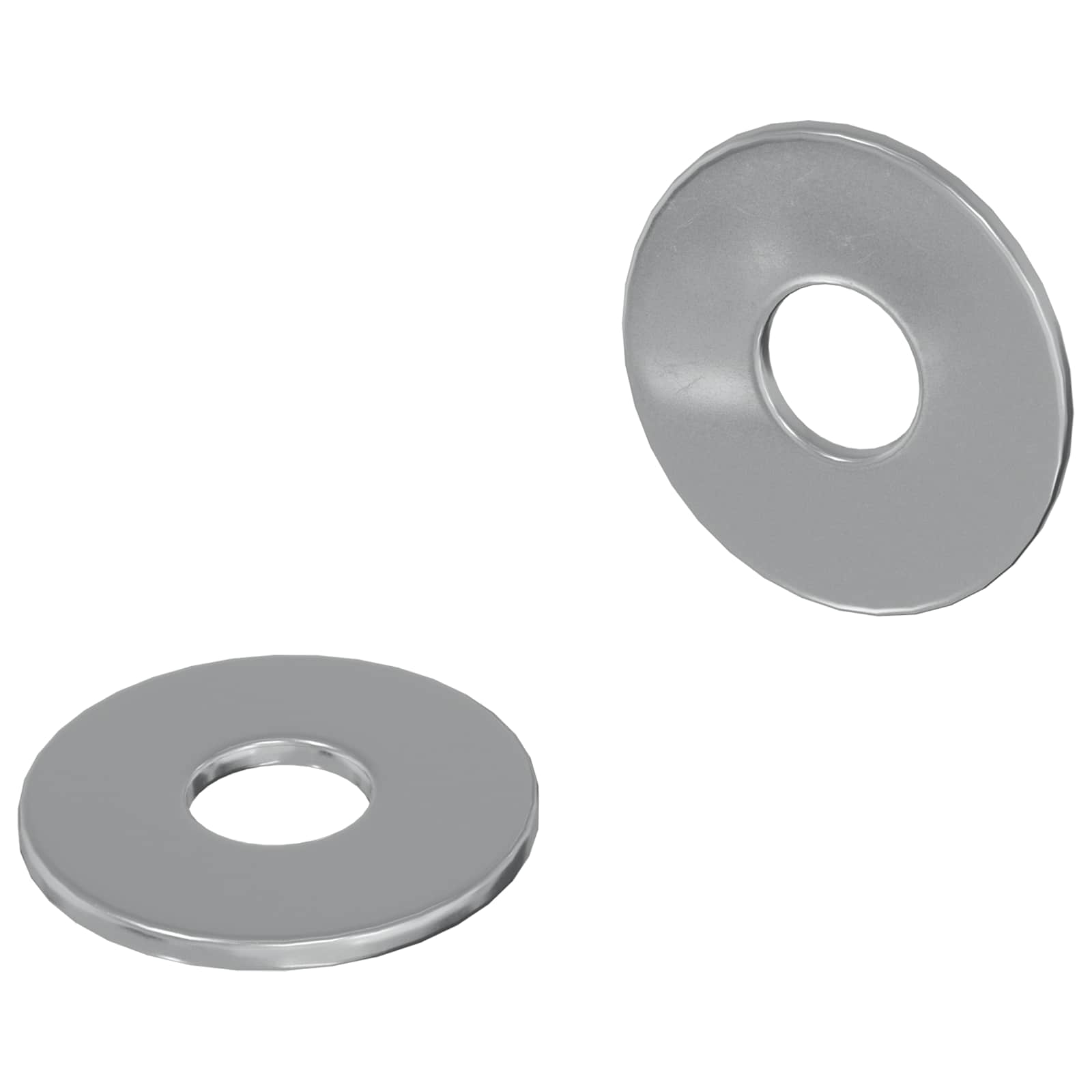 Washers 2 pcs Zilver 18 x 18 x 1,2 mm IJzer is nu te koop bij PeponiXL, paradijselijk wonen!