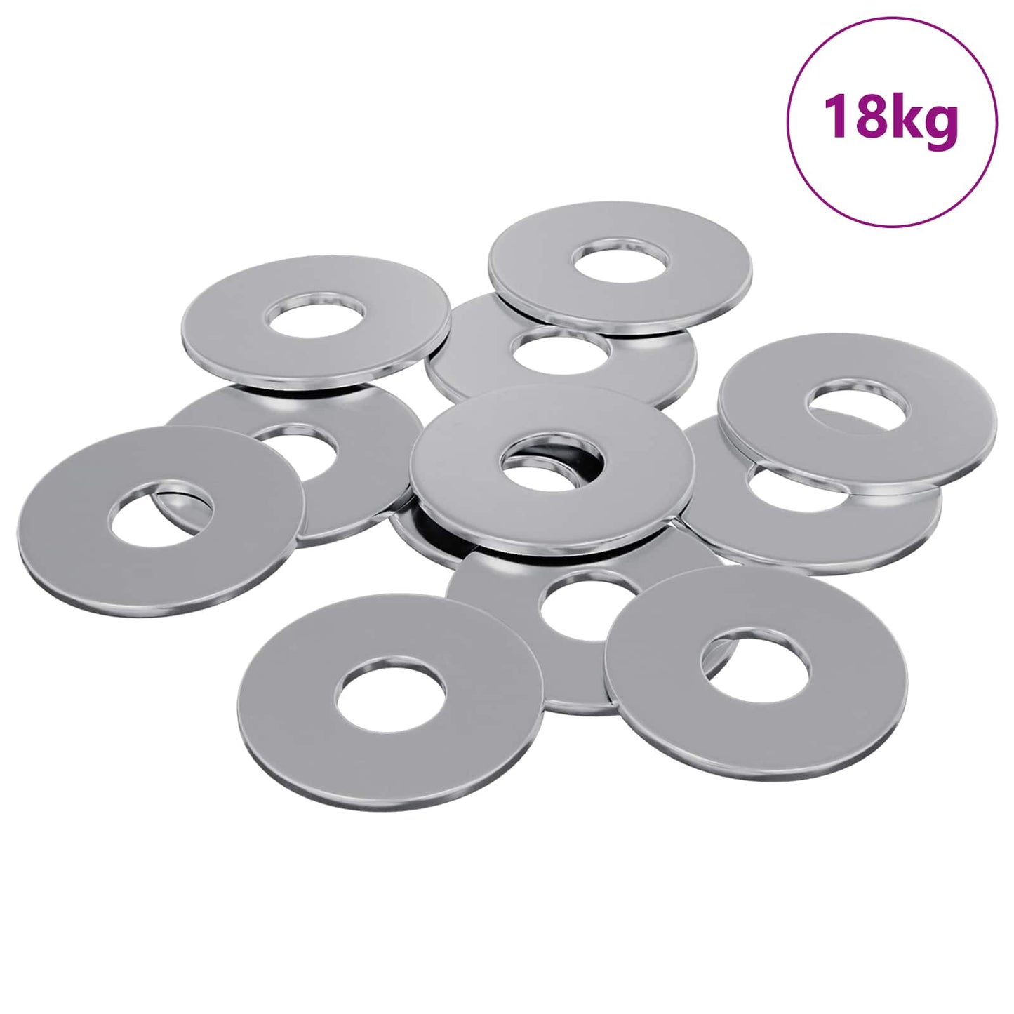 Washers 9000 pcs Zilver IJzer is nu te koop bij PeponiXL, paradijselijk wonen!