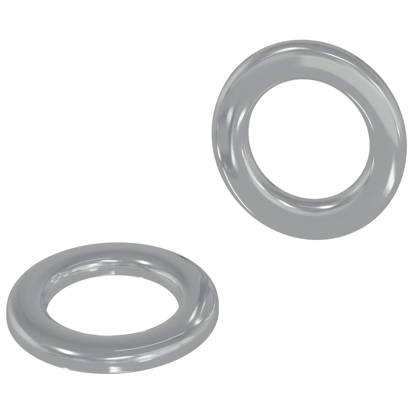Washers 2 pcs Zilver 10 x 10 x 0,8 mm IJzer is nu te koop bij PeponiXL, paradijselijk wonen!