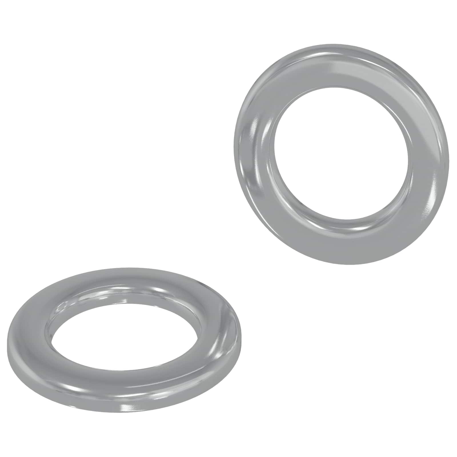 Washers 2 pcs Zilver 10 x 10 x 0,8 mm IJzer is nu te koop bij PeponiXL, paradijselijk wonen!