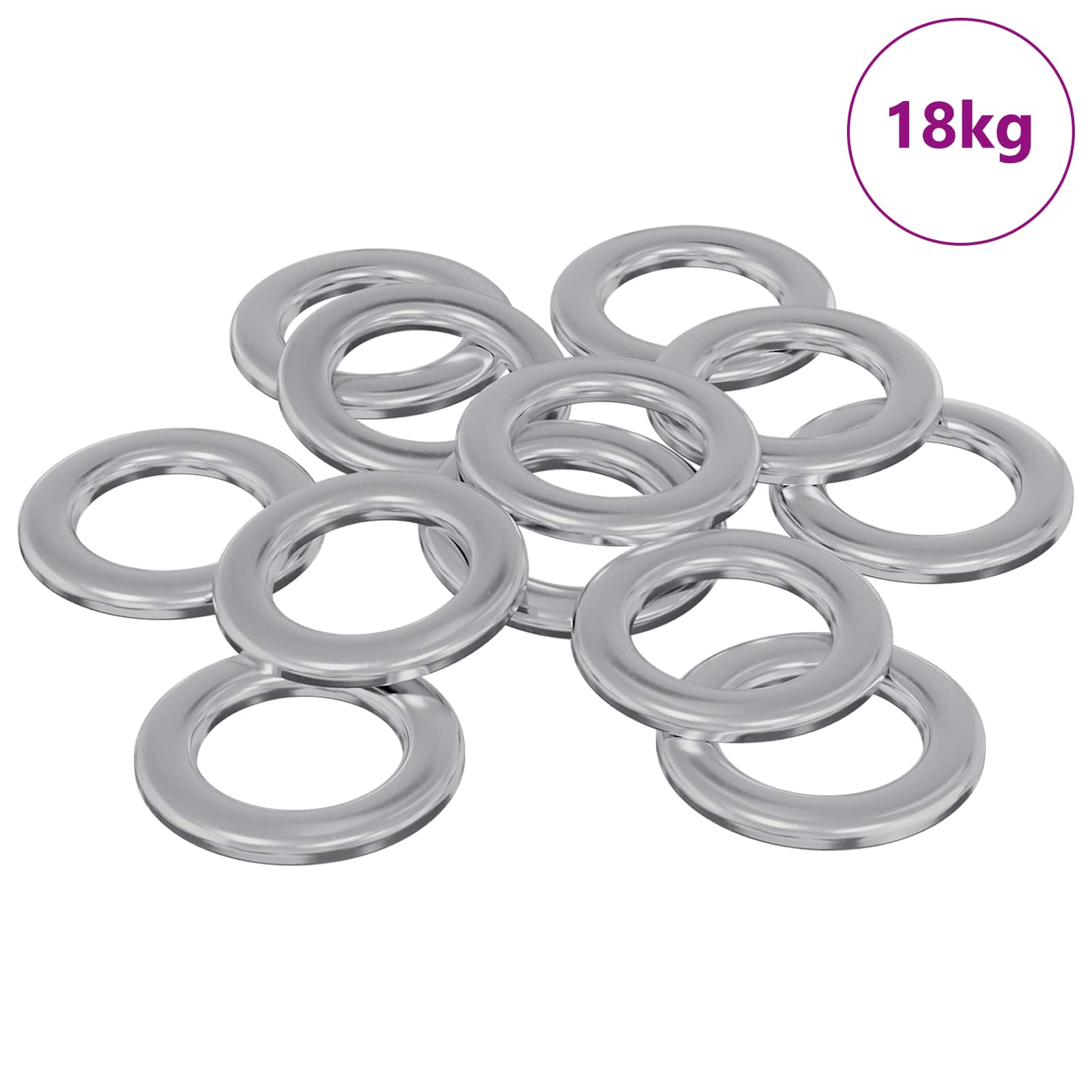 Washers 52941 pcs Zilver IJzer is nu te koop bij PeponiXL, paradijselijk wonen!