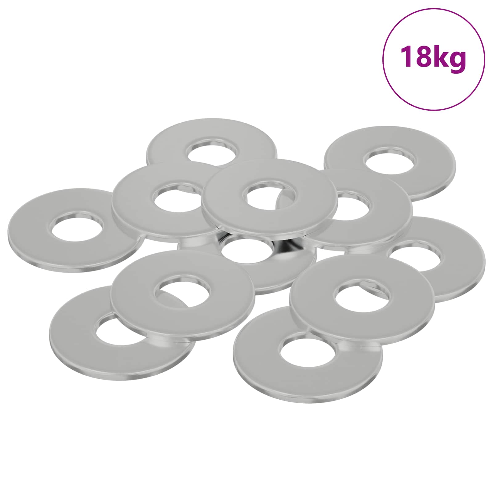 Washers 33962 pcs Zilver IJzer is nu te koop bij PeponiXL, paradijselijk wonen!