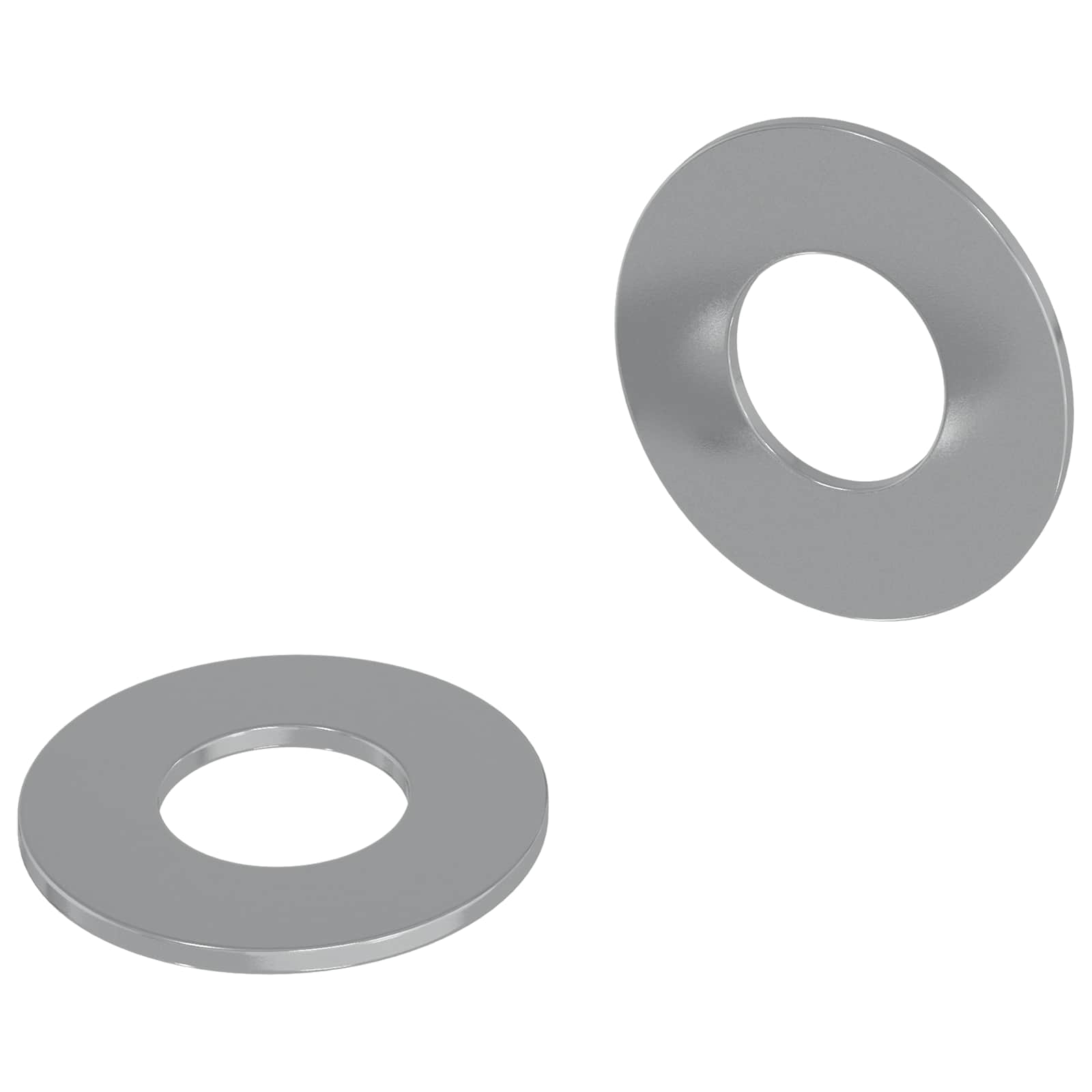 Washers 2 pcs Zilver 16 x 16 x 1,5 cm IJzer is nu te koop bij PeponiXL, paradijselijk wonen!