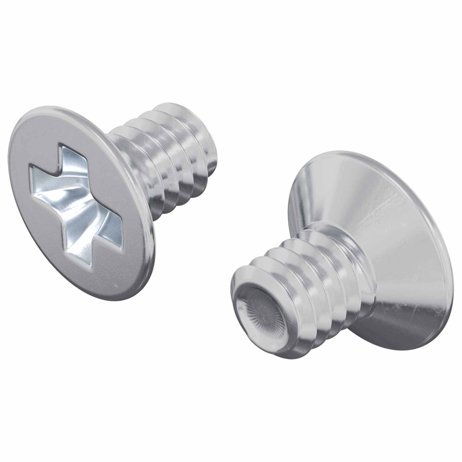 Verzonken schroeven 2 pcs Zilver M4 x 6 mm Staal is nu te koop bij PeponiXL, paradijselijk wonen!