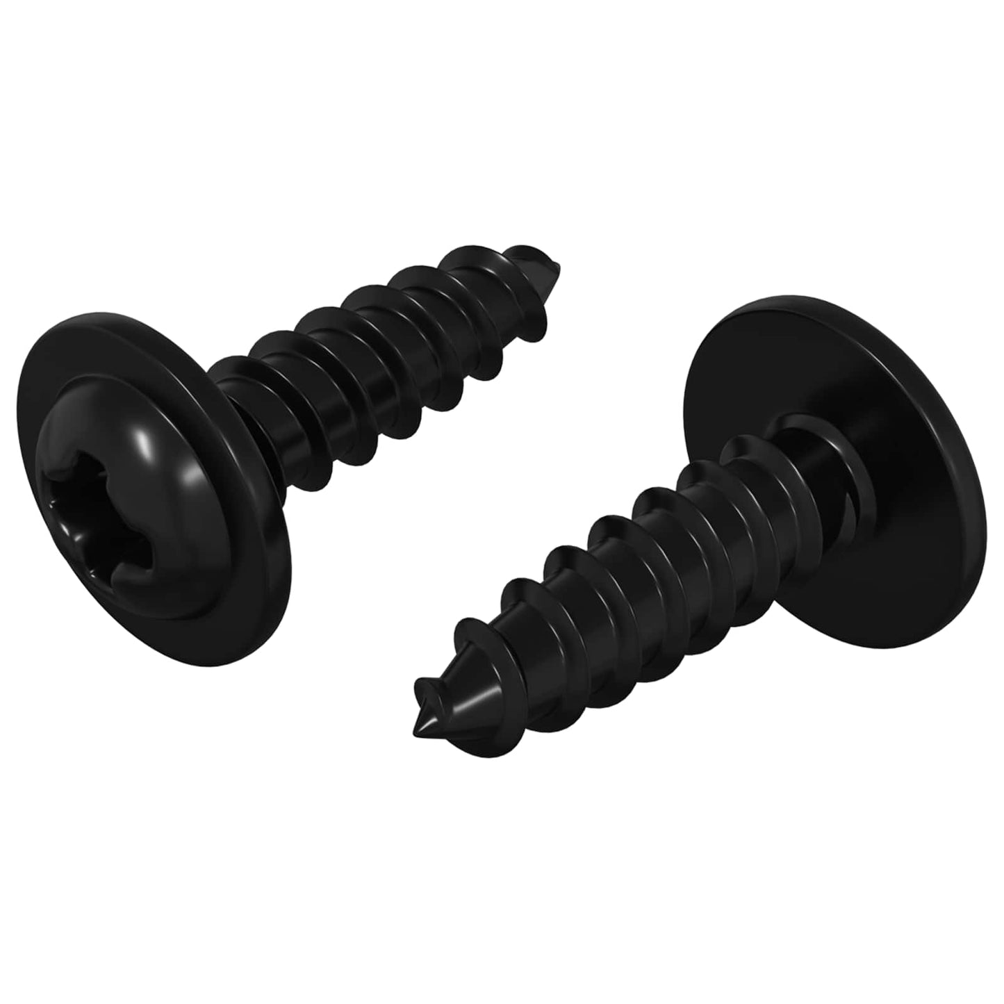 Zelftappende Nagel 2 pcs Zwart 3,5 x 12 mm IJzer is nu te koop bij PeponiXL, paradijselijk wonen!