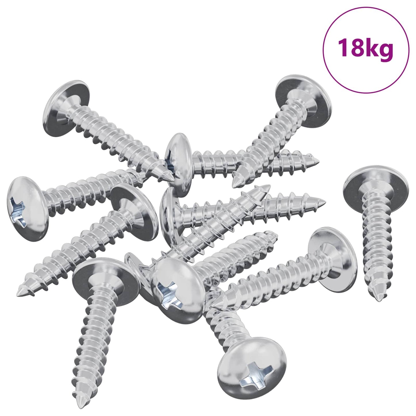 Zelftappende Nagel 10976 pcs Verzinkt Staal is nu te koop bij PeponiXL, paradijselijk wonen!
