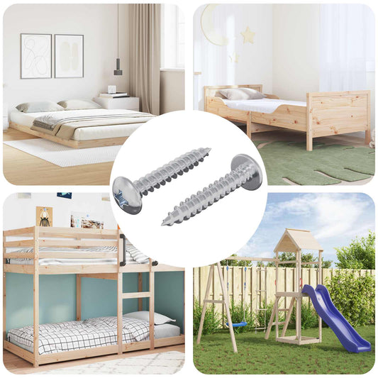 Zelftappende Nagel 2 pcs Verzinkt 4 x 25 mm Staal is nu te koop bij PeponiXL, paradijselijk wonen!