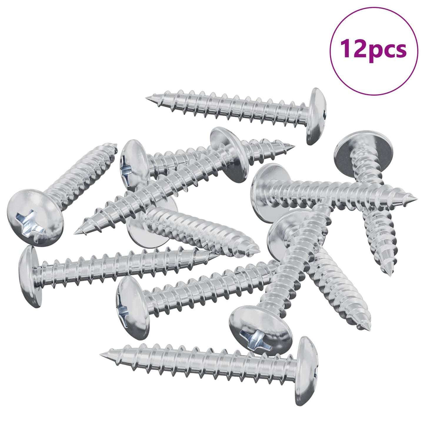 Zelftappende Nagel 12 pcs Verzinkt 4 x 25 mm Staal is nu te koop bij PeponiXL, paradijselijk wonen!