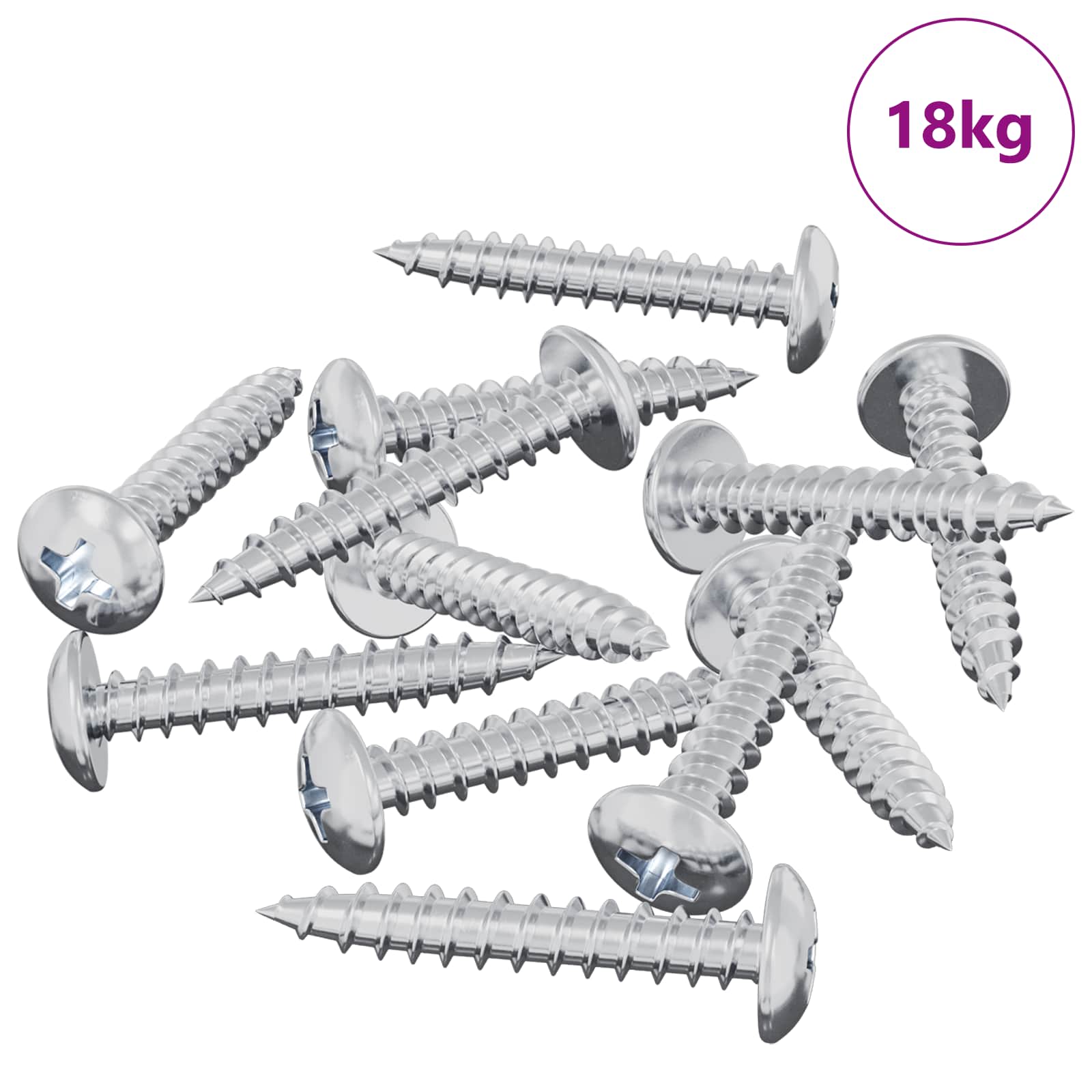 Zelftappende Nagel 9231 pcs Verzinkt Staal is nu te koop bij PeponiXL, paradijselijk wonen!