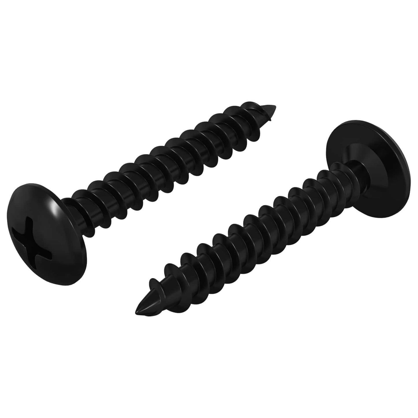 Zelftappende Nagel 2 pcs Zwart 4 x 25 mm Staal is nu te koop bij PeponiXL, paradijselijk wonen!