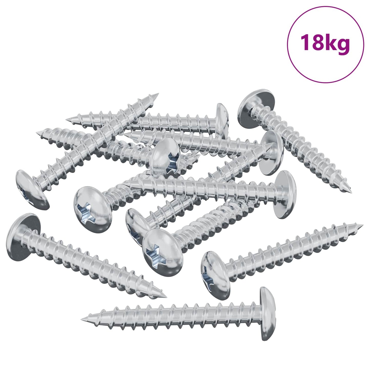 Houten Schroef 8182 pcs Zilver M4 x 28 mm IJzer is nu te koop bij PeponiXL, paradijselijk wonen!