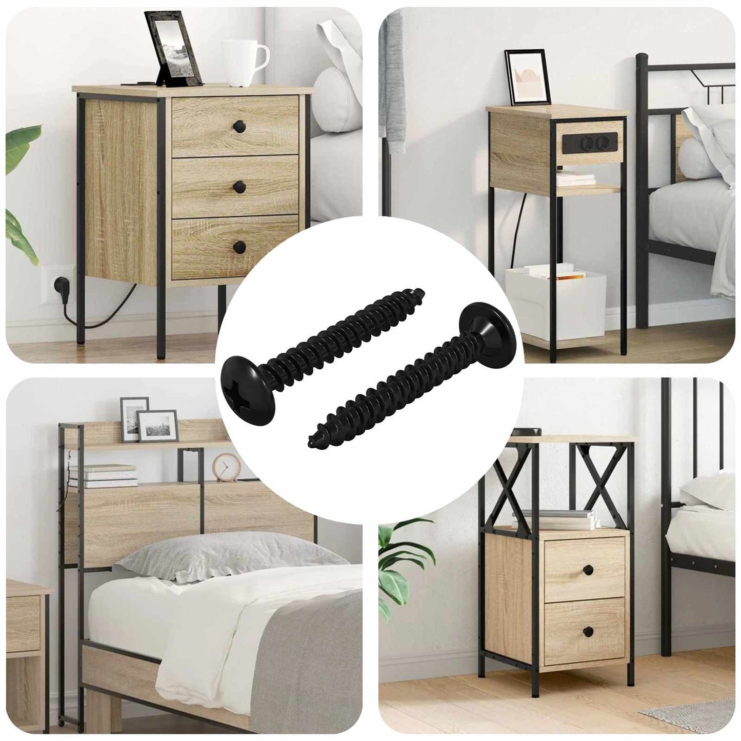 Tapnagel 2 pcs Zwart M4 x 28 mm Staal is nu te koop bij PeponiXL, paradijselijk wonen!