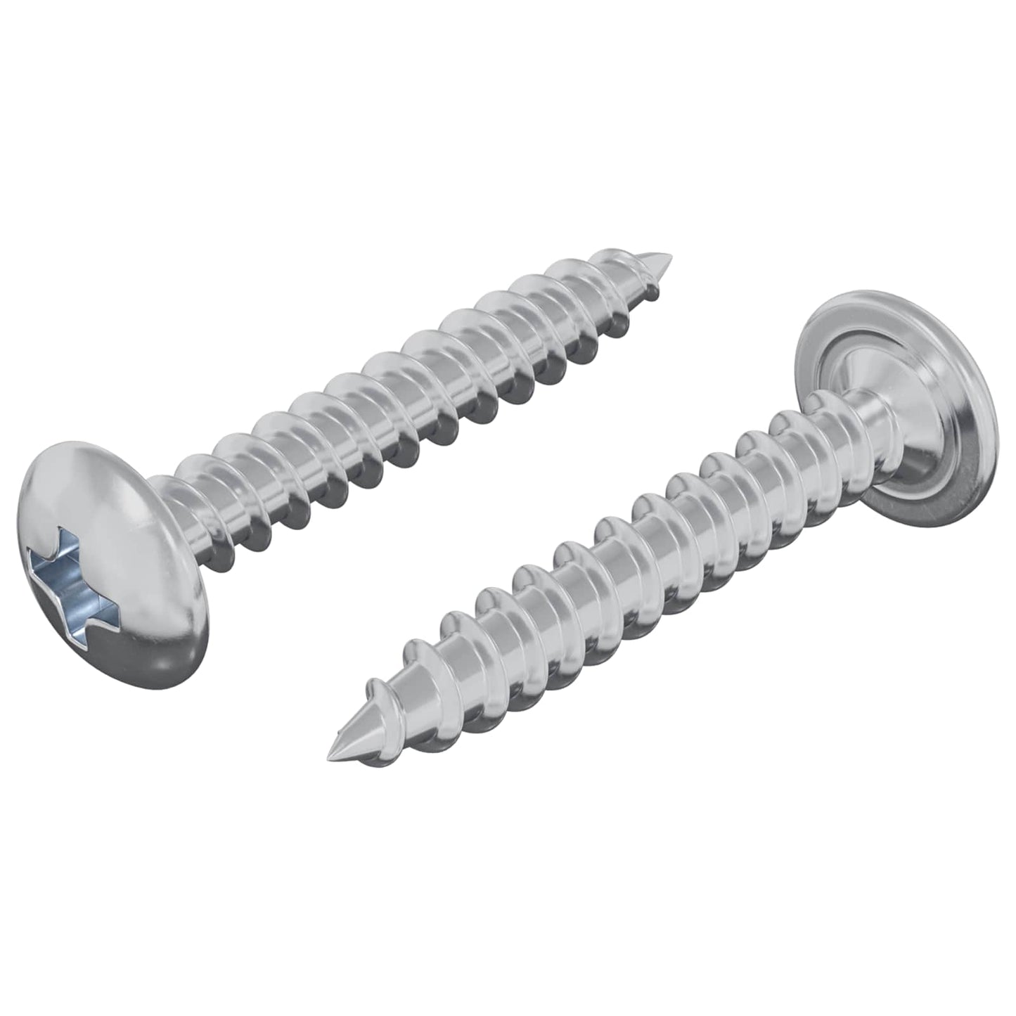 Houten Schroeven 2 pcs Zilver M4 x 25 mm Staal is nu te koop bij PeponiXL, paradijselijk wonen!