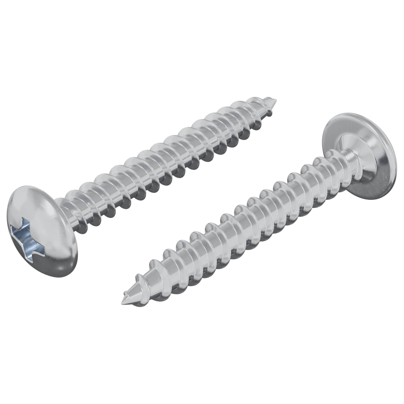 Houten Schroeven 2 pcs Zilver M4 x 28 mm Staal is nu te koop bij PeponiXL, paradijselijk wonen!