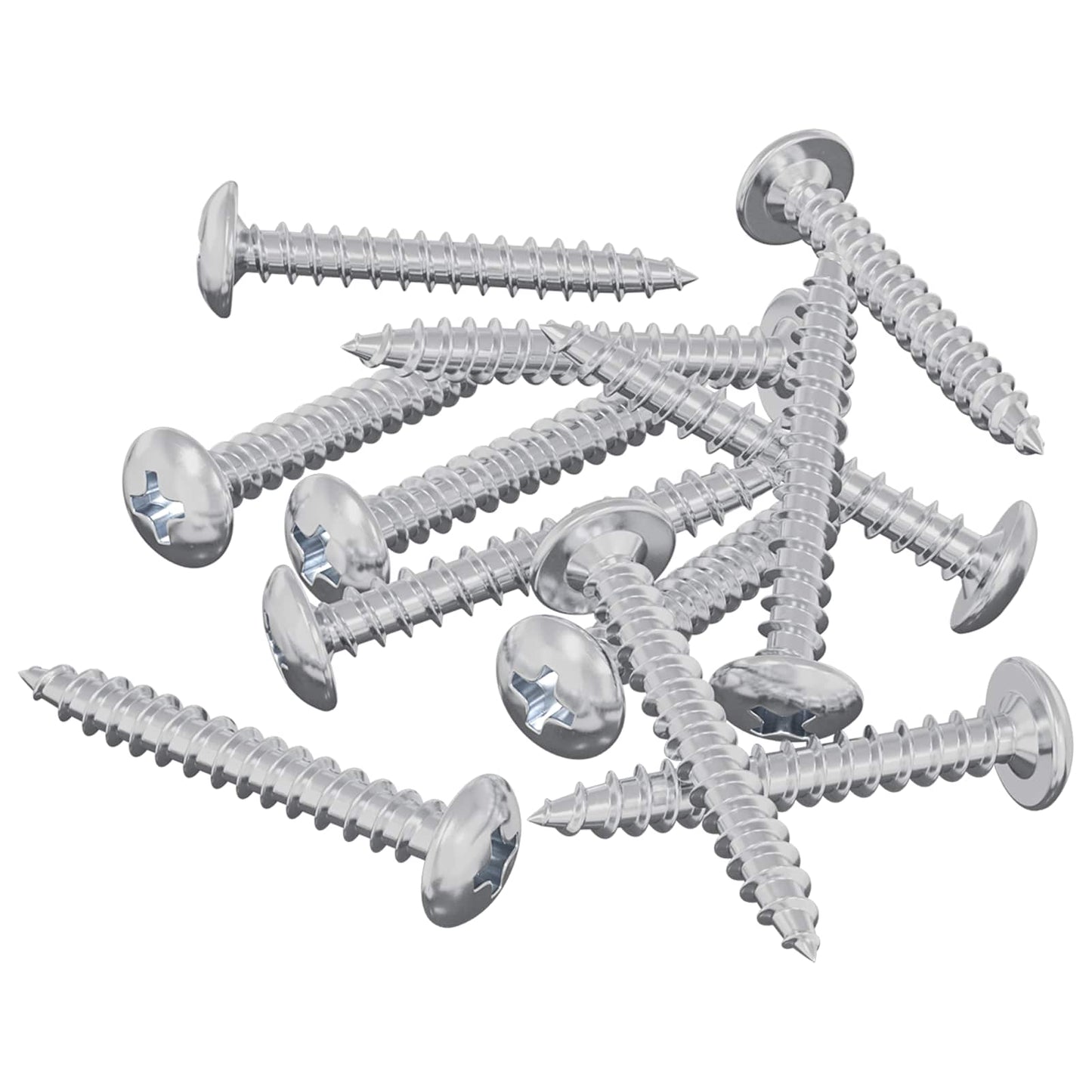 Houten Schroeven 8451 pcs Zilver Staal is nu te koop bij PeponiXL, paradijselijk wonen!