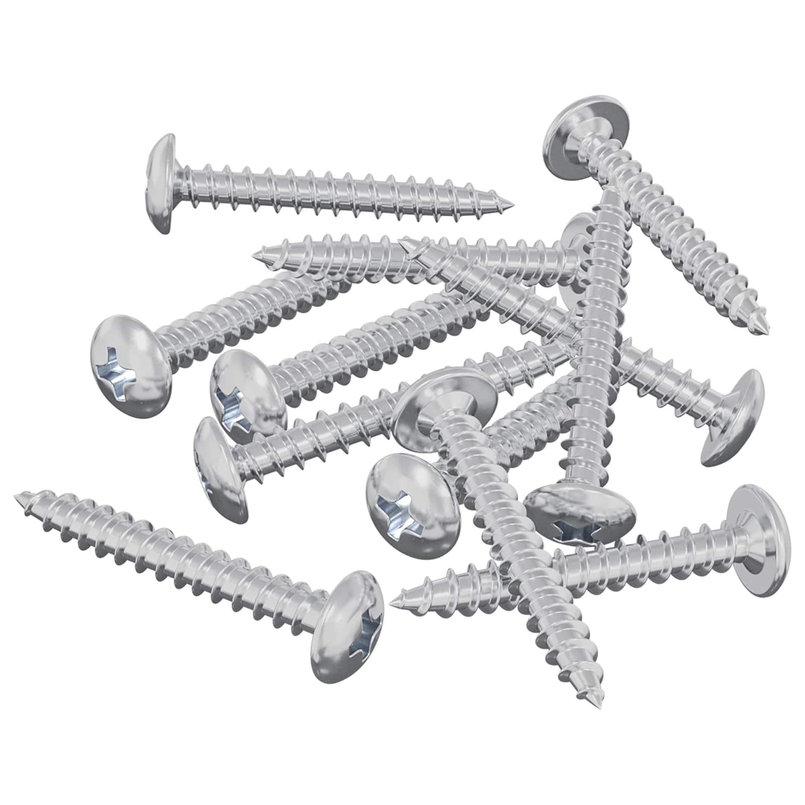 Houten Schroeven 8451 pcs Zilver Staal is nu te koop bij PeponiXL, paradijselijk wonen!