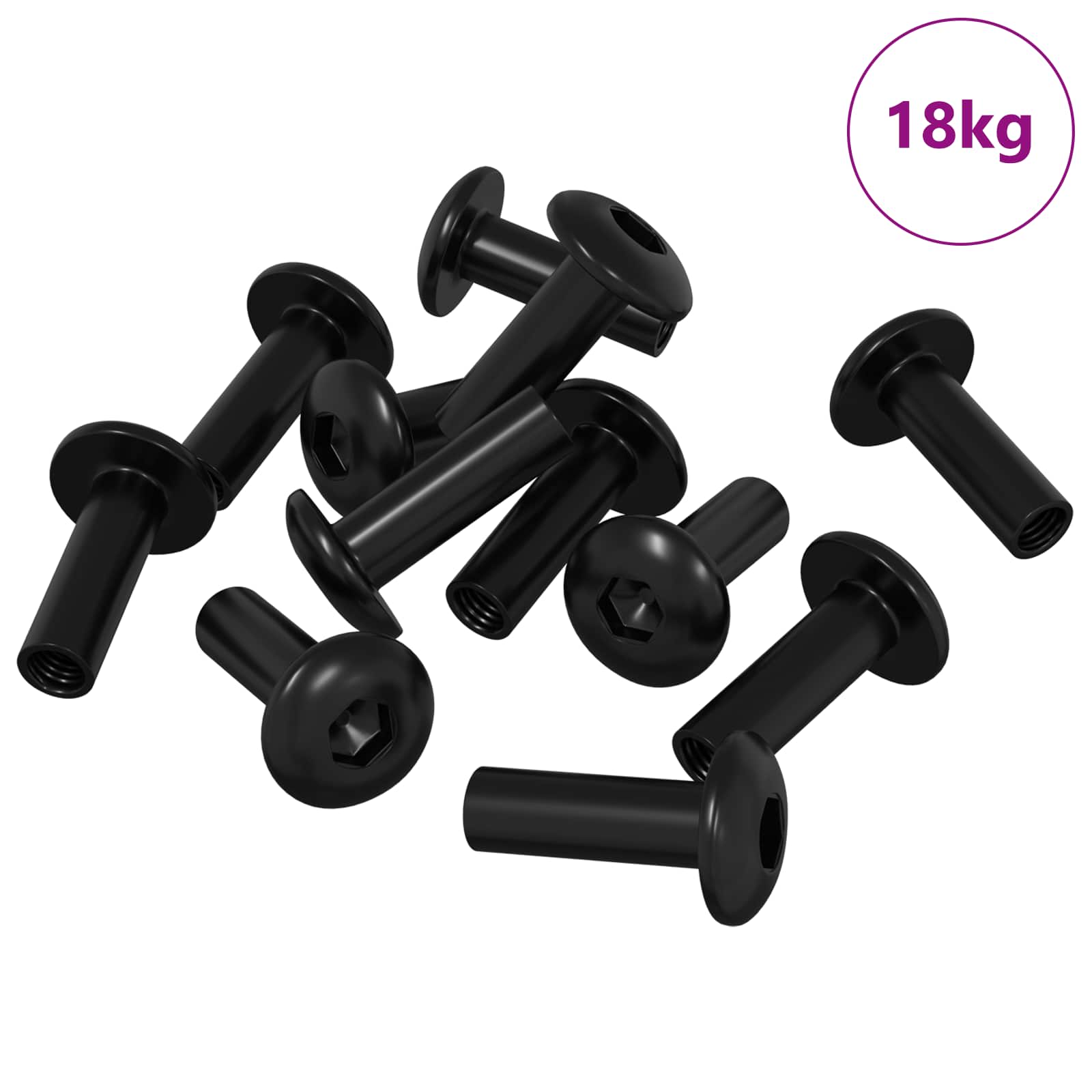 Moffenmoeren 8451 pcs Zwart Metaal is nu te koop bij PeponiXL, paradijselijk wonen!