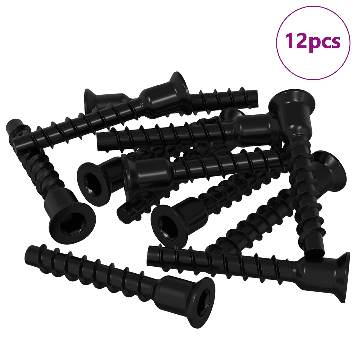 Socket cap head schroef 12 pcs Zwart 7 x 40 mm IJzer is nu te koop bij PeponiXL, paradijselijk wonen!