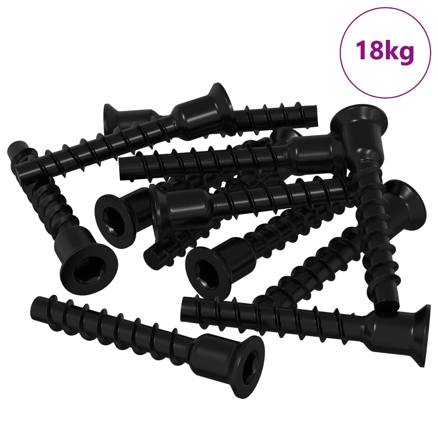 Socket cap head schroef 3072 pcs Zwart 7 x 40 mm IJzer is nu te koop bij PeponiXL, paradijselijk wonen!