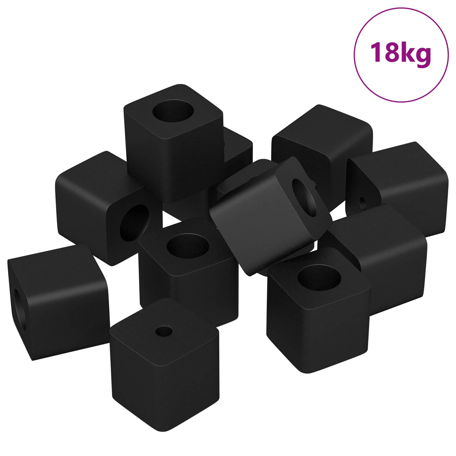 Ladehouder 6792 pcs Zwart 15 x 15 x 15mm PP Copolymeer is nu te koop bij PeponiXL, paradijselijk wonen!
